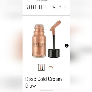 New Saint Luxe Rose Gold Cream Liquid Glow Highlighter radiant Shimmer 10g